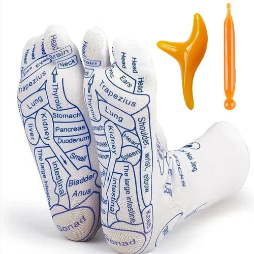 Akupressur-Reflexzonen-Massage-Socken